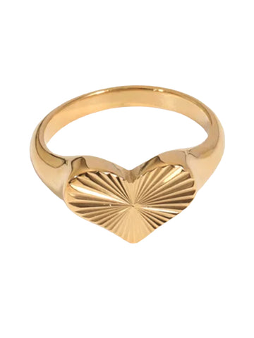 HEART OF GOLD Ring