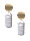 SOCIAL CLIMBER Pearl Earrings