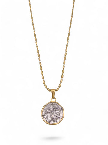 IN CHARGE Coin Necklace