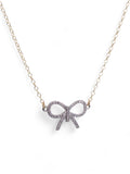 PRIM & PROPER Bow Necklace