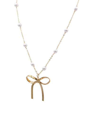 MISS PRISS Bow Necklace