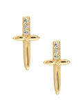 GUARDED Sword Stud Earrings