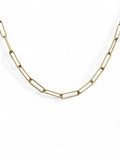 Eden Gold Paperclip Chain Necklace