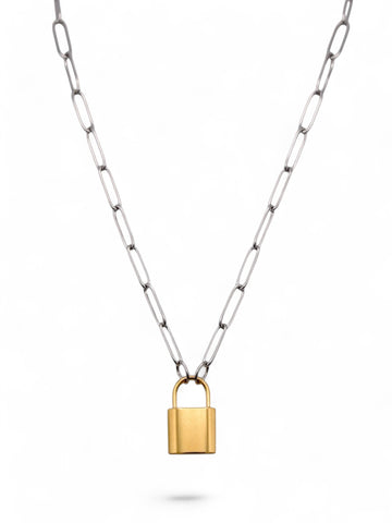 HIDEOUT Lock Necklace