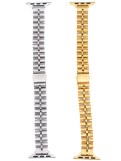 22mm Three-Row Stainless Steel Bracelet