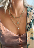 Chained Statement Link Chain Necklace