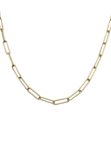 Eden Gold Paperclip Chain Necklace