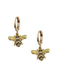 Queen Bee Huggie Earrings