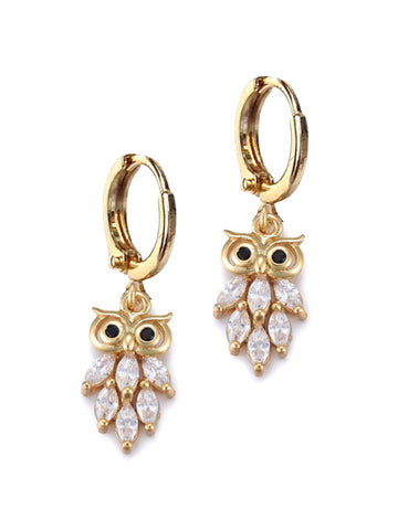 OWL Huggie Earrings