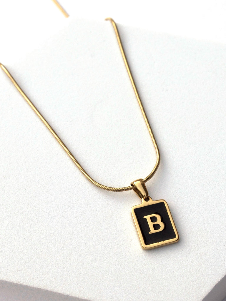 Monogram Necklace - B