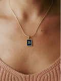 SECRET AGENT Initial Necklace