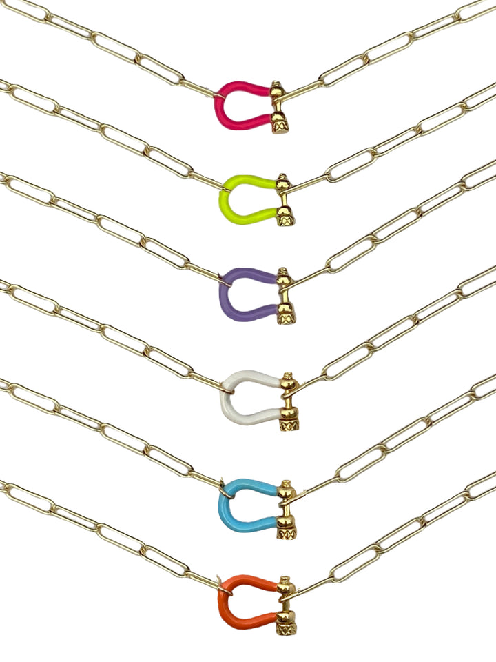 Double Life Carabiner Necklace