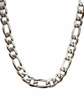 Chunky Figaro Necklace Silver