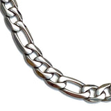 Chunky Figaro Necklace Silver