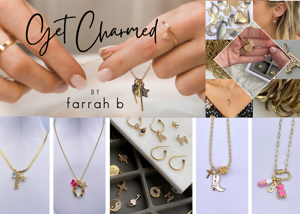 Farrah Chain Choker Necklace WARM BRASS/MIX
