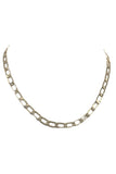 Chained Statement Link Chain Necklace